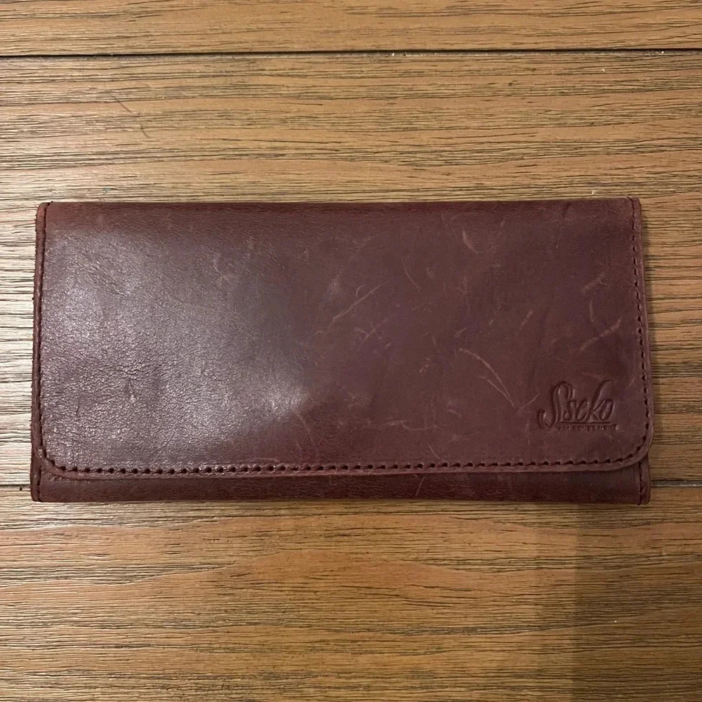 Sseko Leather Wallet Brown